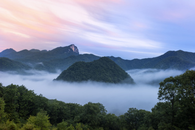中国湖北神农架大九湖国家湿地公园