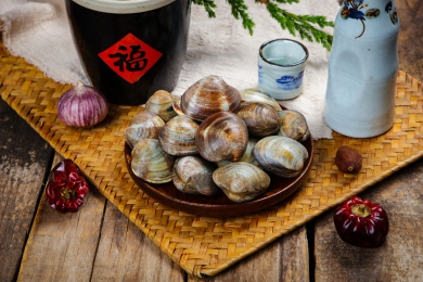 海产美味食材新鲜花甲
