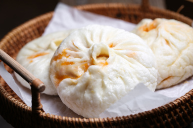 传统中式小吃建德豆腐包子