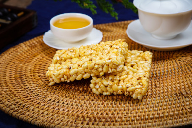美味茶点美食老式糕点米花糖