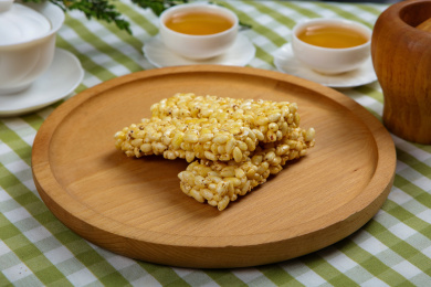 美味茶点美食老式糕点米花糖