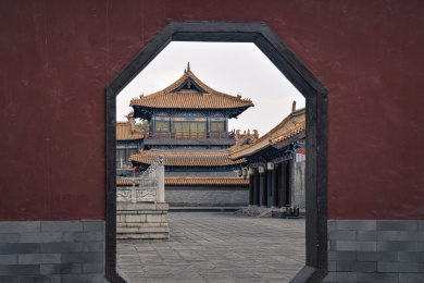 中国江苏无锡三国水浒影视基地宋代宫殿