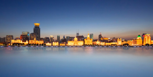 中国上海外滩夜景