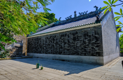 中国广州纯阳观旅游景区古建筑