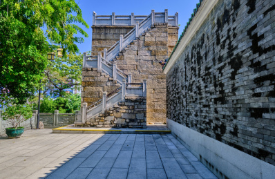 中国广州纯阳观朝叶台观星台古建筑