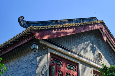 中国广州纯阳观元辰殿古建筑景观