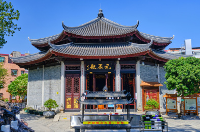 中国广州纯阳观元辰殿古建筑景观