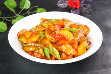 中餐美食-东北菜-地三鲜