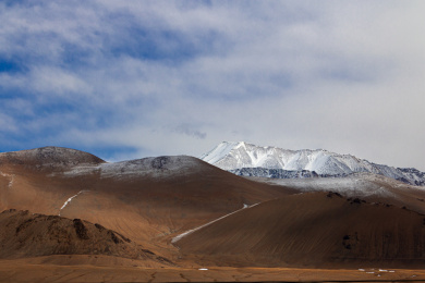 中国新疆帕米尔高原雪山风光