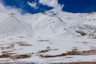 中国新疆帕米尔高原雪山风光