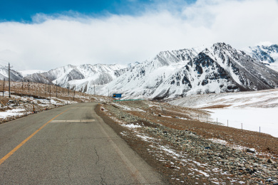 中国新疆帕米尔高原雪山风光