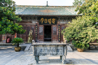 中国河南省开封朱仙镇岳飞庙古建筑