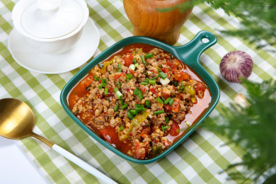 美味家常下饭菜菜番茄炒肉沫