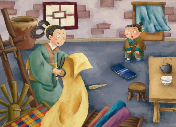 孟母断织持之以恒