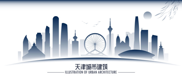天津城市建筑群