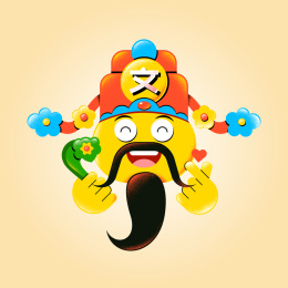 千牛送福迎新春 - 站酷海洛 - 正版图片,视频,音乐素材,字体交易平台