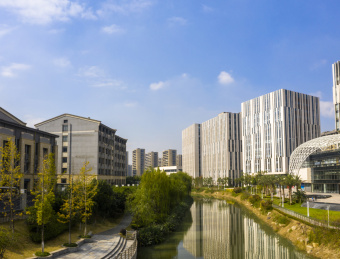 中国浙江杭州学军中学校园