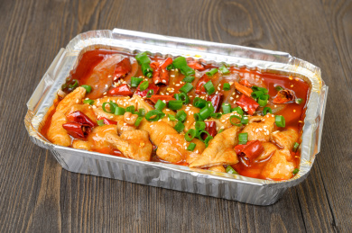 中餐美食-热菜-肥肠鸭血