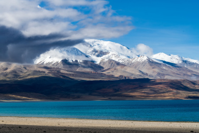 中国西藏阿里拉昂错