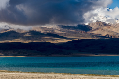 中国西藏阿里拉昂错