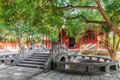 中国河南省登封市嵩阳书院道统祠