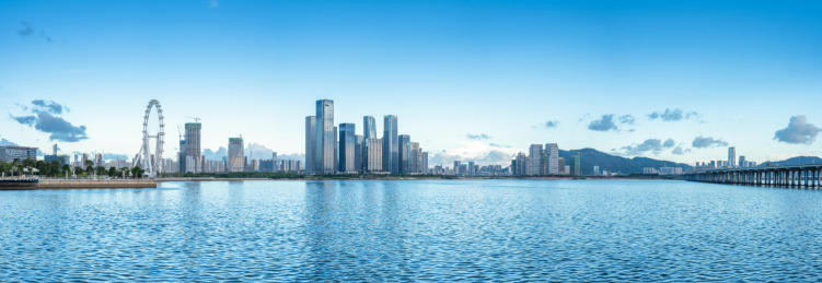 深圳宝安区滨海文化公园和前海金融自贸区