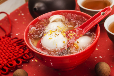 中国传统节日-元宵吃汤圆