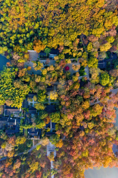 中国江苏苏州天平山秋季风光