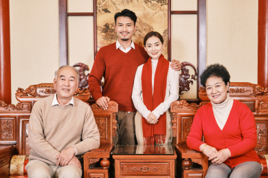东方人像全家福