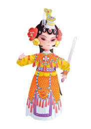京剧虞姬人物图
