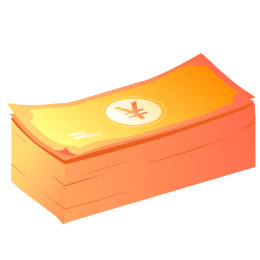 一叠纸币