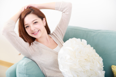 年轻女性的居家生活