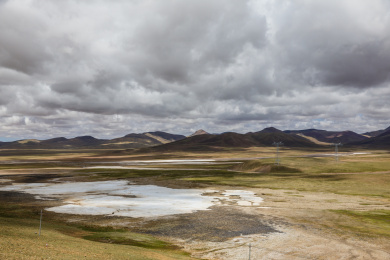 中国青藏公路G109国道沿途风光