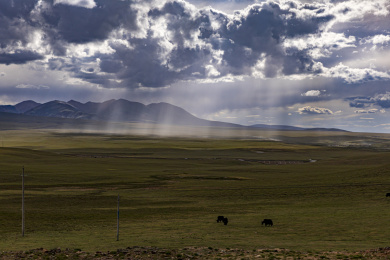 中国青藏公路G109国道沿途风光
