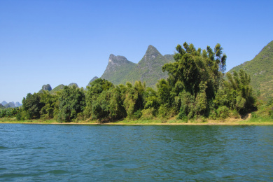 中国广西桂林阳朔漓江山水