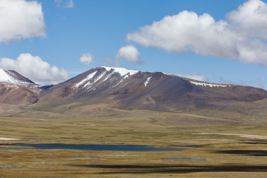 中国青藏公路唐古拉山脉风光