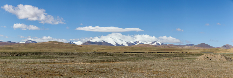 中国青藏公路唐古拉山脉风光