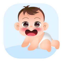 手绘婴幼儿母婴开心宝宝孕婴童健康矢量孕妈