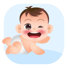 手绘婴幼儿母婴开心宝宝孕婴童健康矢量孕妈