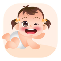 手绘婴幼儿母婴开心宝宝孕婴童健康矢量孕妈