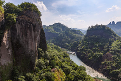 中国福建武夷山天游峰景区风光