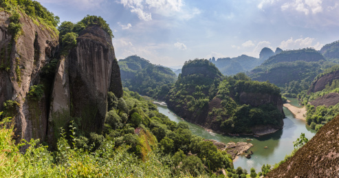 中国福建武夷山天游峰景区风光