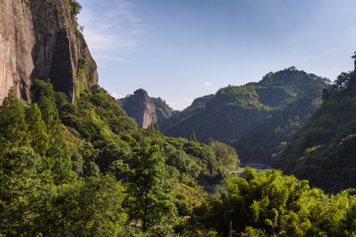 中国福建武夷山天游峰景区风光
