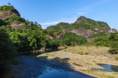 中国福建武夷山天游峰景区风光