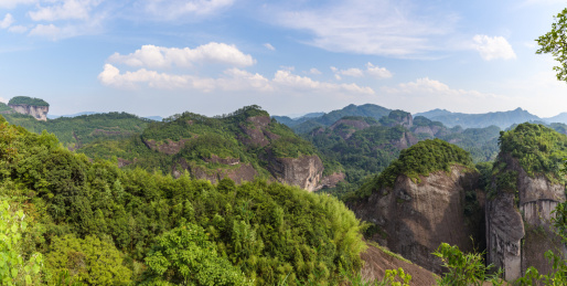 中国福建武夷山天游峰景区风光