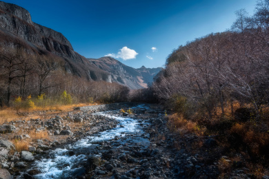 中国吉林省白山市长白山北坡风光