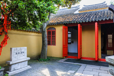 中国江苏苏州昆山古镇周庄澄虚道院