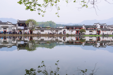 中国安徽宏村古建筑