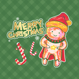 圣诞节姜饼人