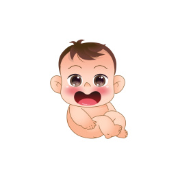 手绘婴幼儿母婴开心宝宝孕婴童健康矢量孕妈